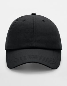 Dad cap black front