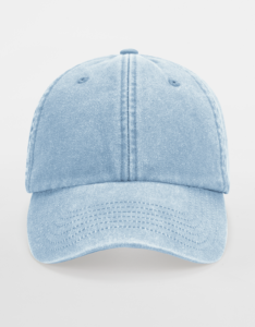 Vintage dad cap ljusblå fram