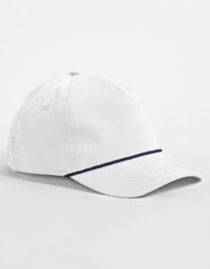 Golf cap front side white