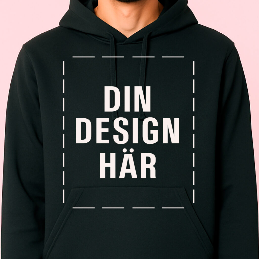 Hoodie med eget tryck