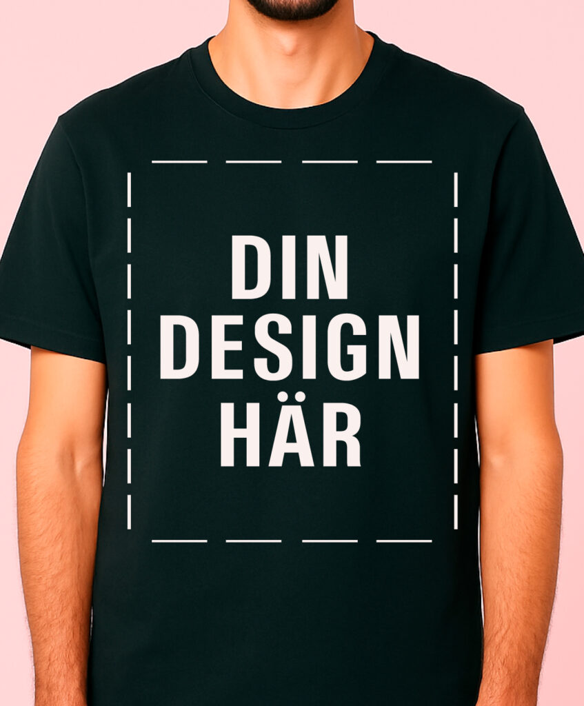 Oversized T-shirt med eget tryck