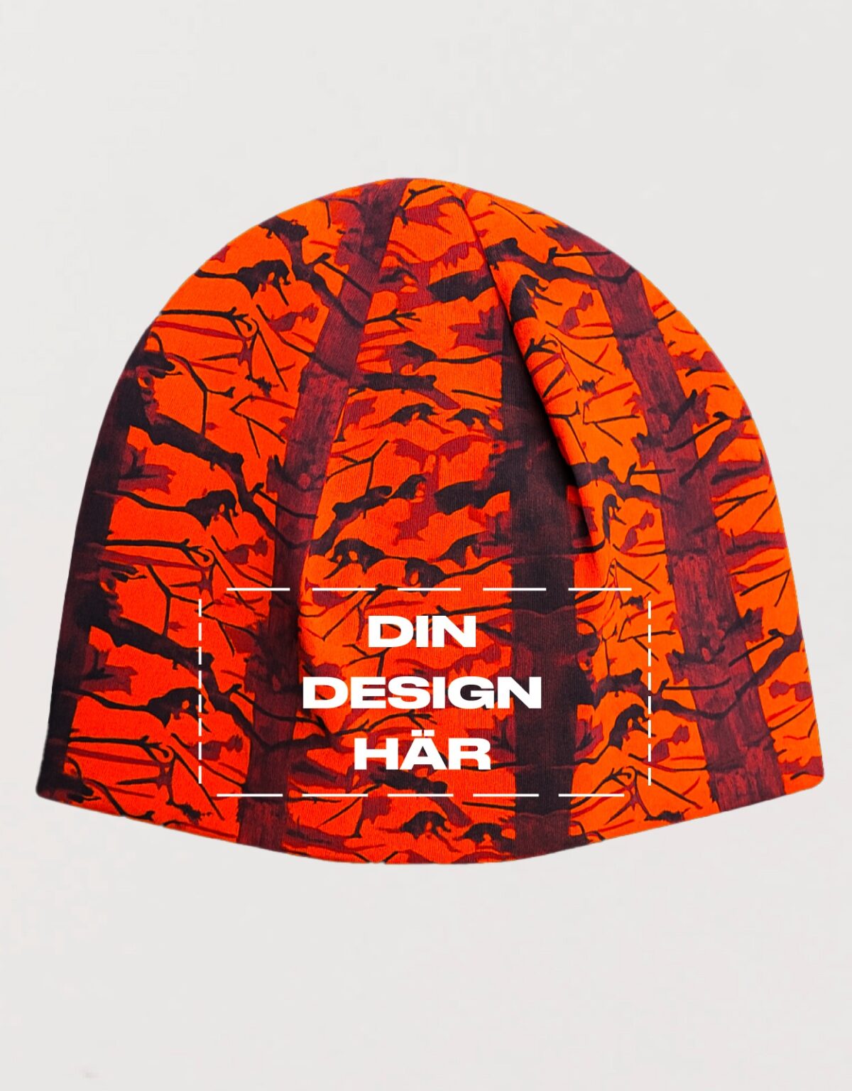 Jaktmössa produktbild med eget tryck